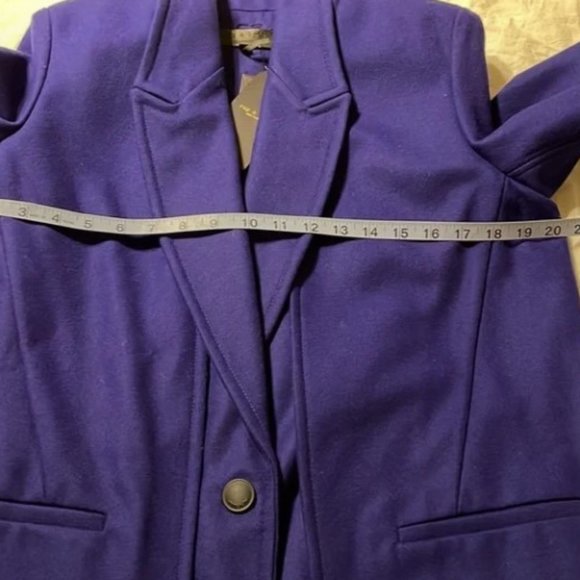 Rag & Bone blue Kaye Wool convertible coat size 6 NWT - Picture 10 of 11